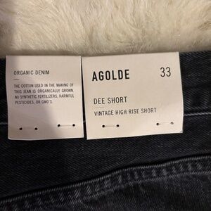 Agolde vintage high rise short